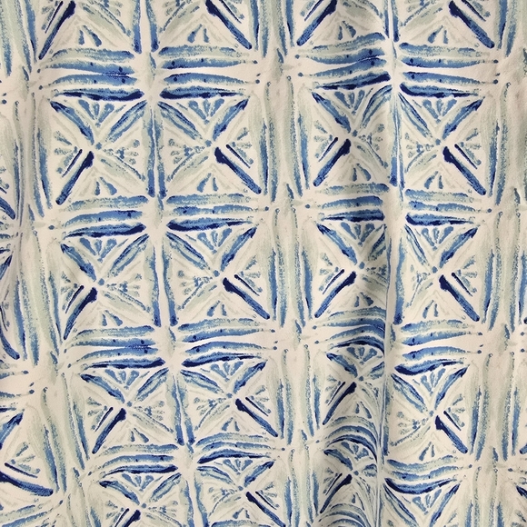 Lands' End Women’s Bandeau OnePiece Tummy Control Blue and Yellow Adj Strap 10 - Picture 7 of 11